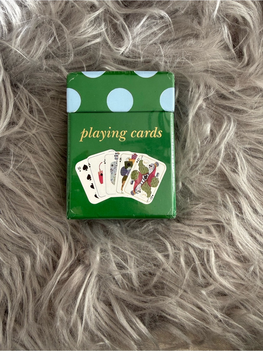 Kate Spade x Target Green Playing Cards - Classic Deck. Still in wrapper.